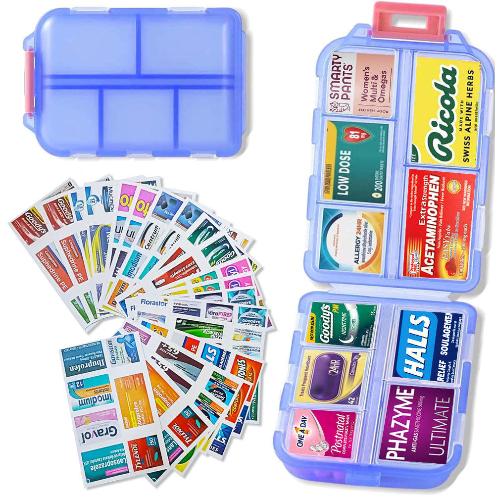 Mrorea Portable 7-Day Mini Pill Organizer Case for personal care and daily organization image 2