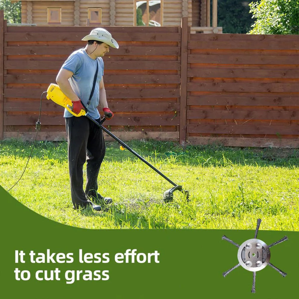 Mrorea Heavy Duty Steel Weed Trimmer Blade
