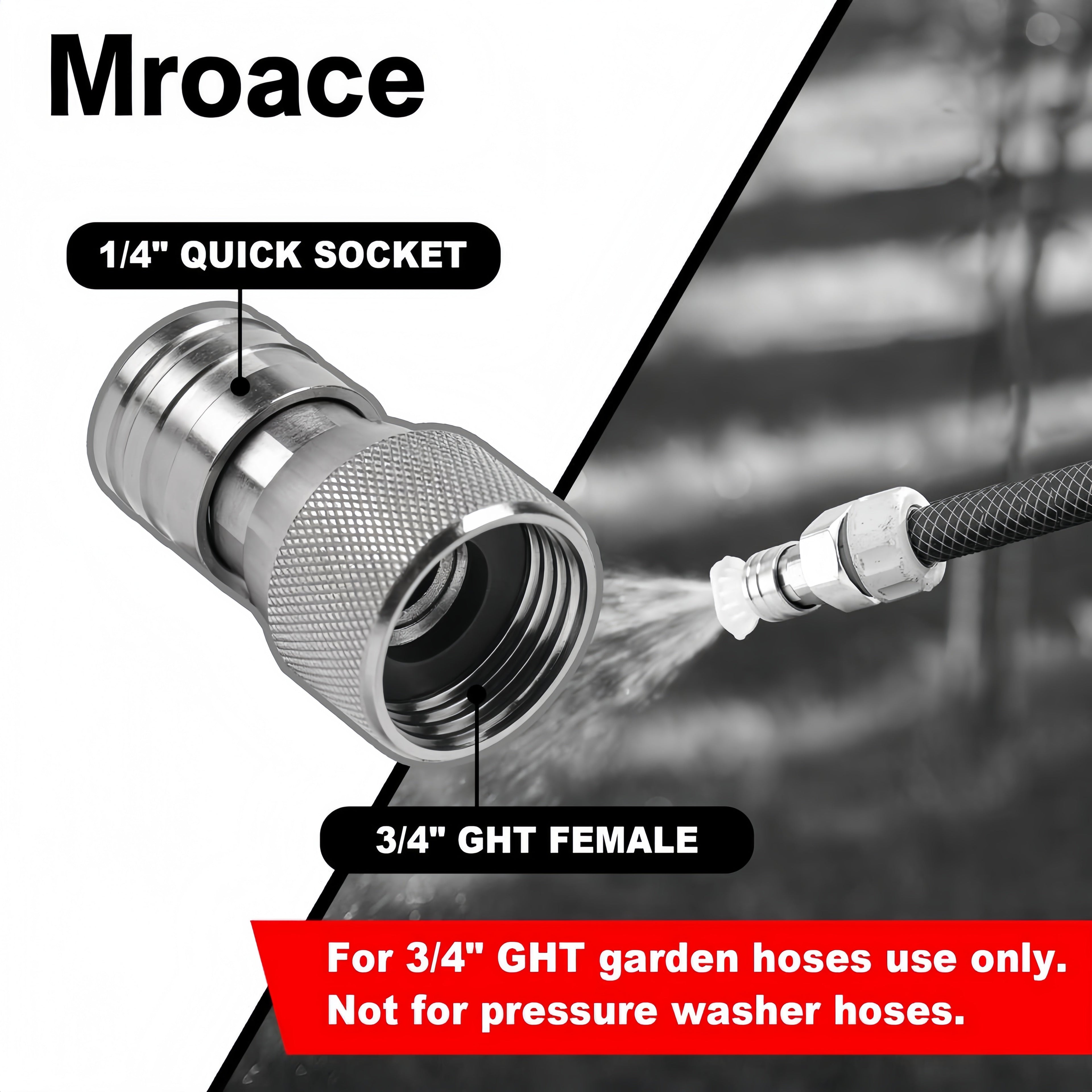 Mrorea Garden Hose to Mini Power Washer Adapter