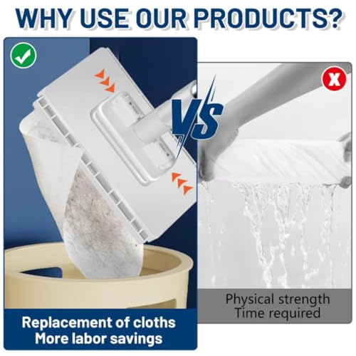 Mrorea Automatic Cloth Changing Mini Mop