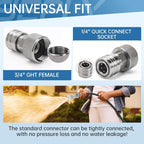 Mrorea Garden Hose to Mini Power Washer Adapter