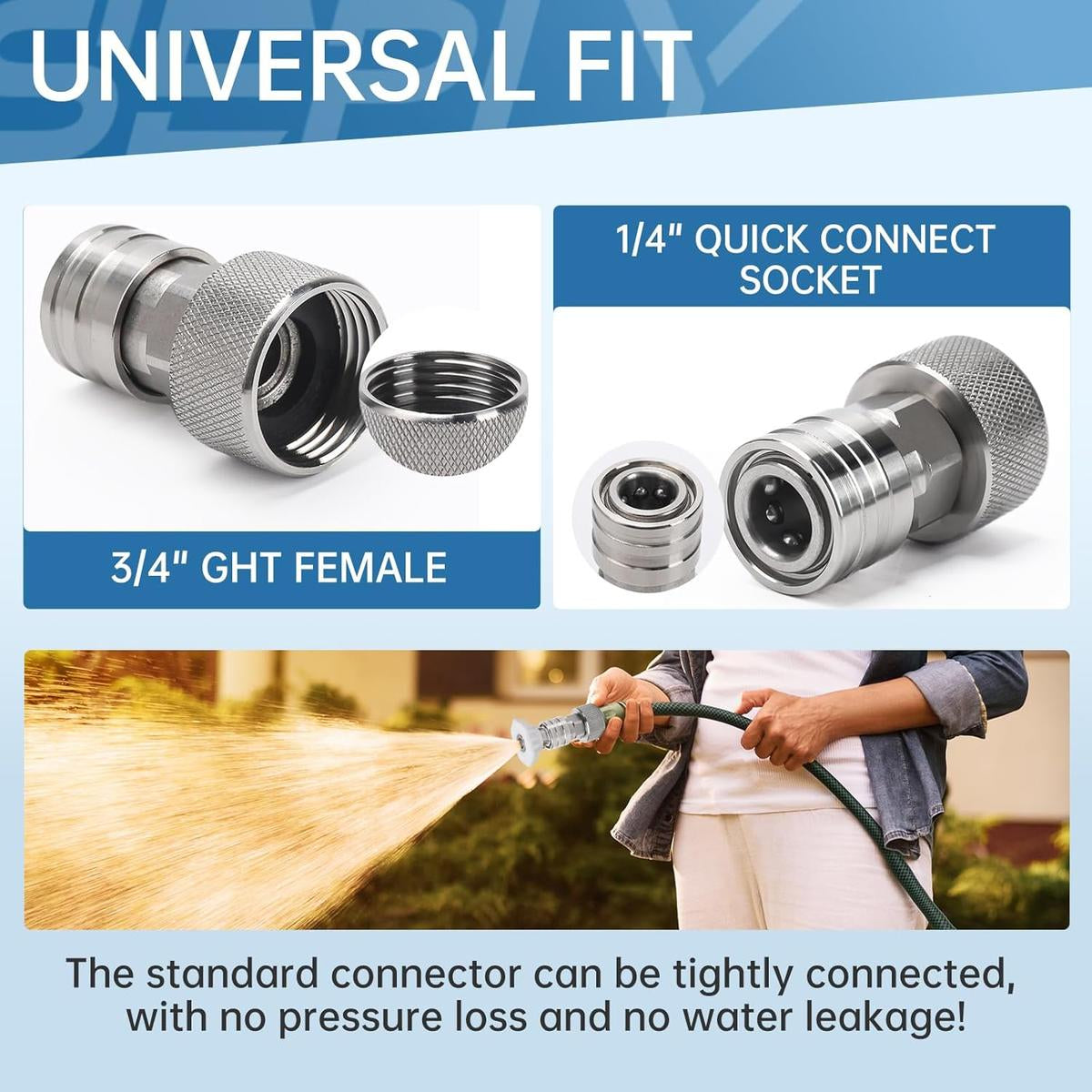 Mrorea Garden Hose to Mini Power Washer Adapter