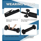 Mrorea Adjustable Slip Resistant Padded Hip Thrust Belt
