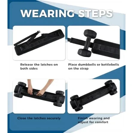 Mrorea Adjustable Slip Resistant Padded Hip Thrust Belt