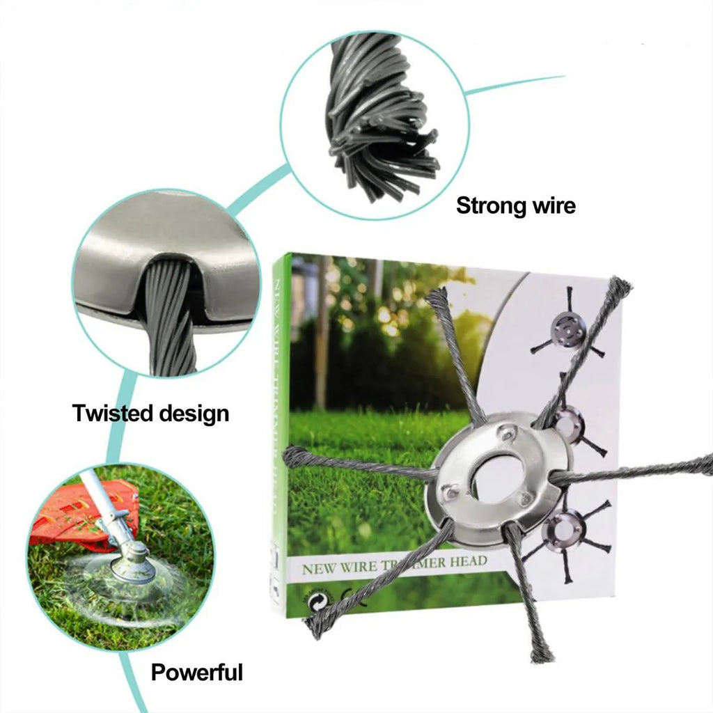 Mrorea Heavy Duty Steel Weed Trimmer Blade