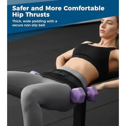 Mrorea Adjustable Slip Resistant Padded Hip Thrust Belt