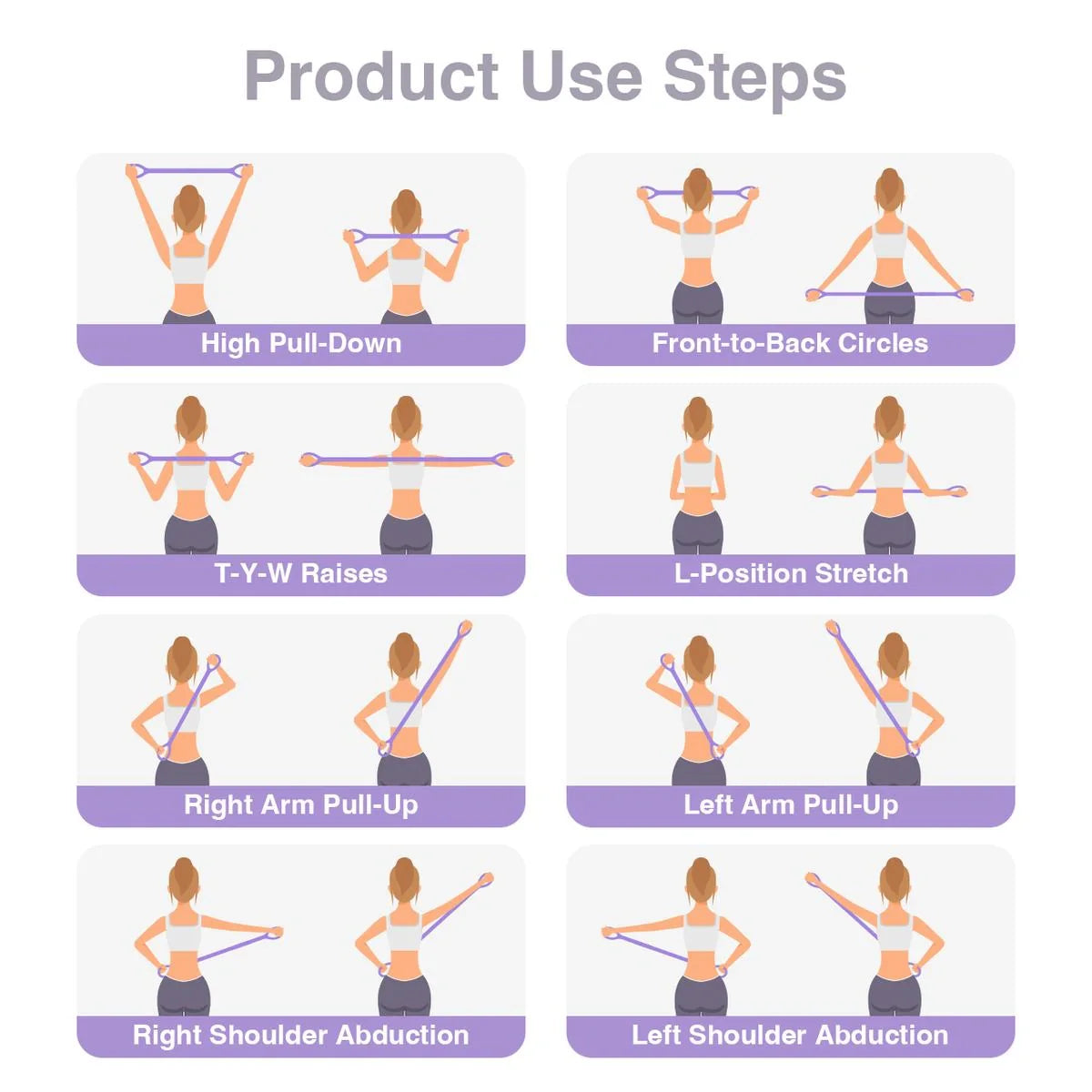 Mrorea Figure 8 Silicone Resistance Band