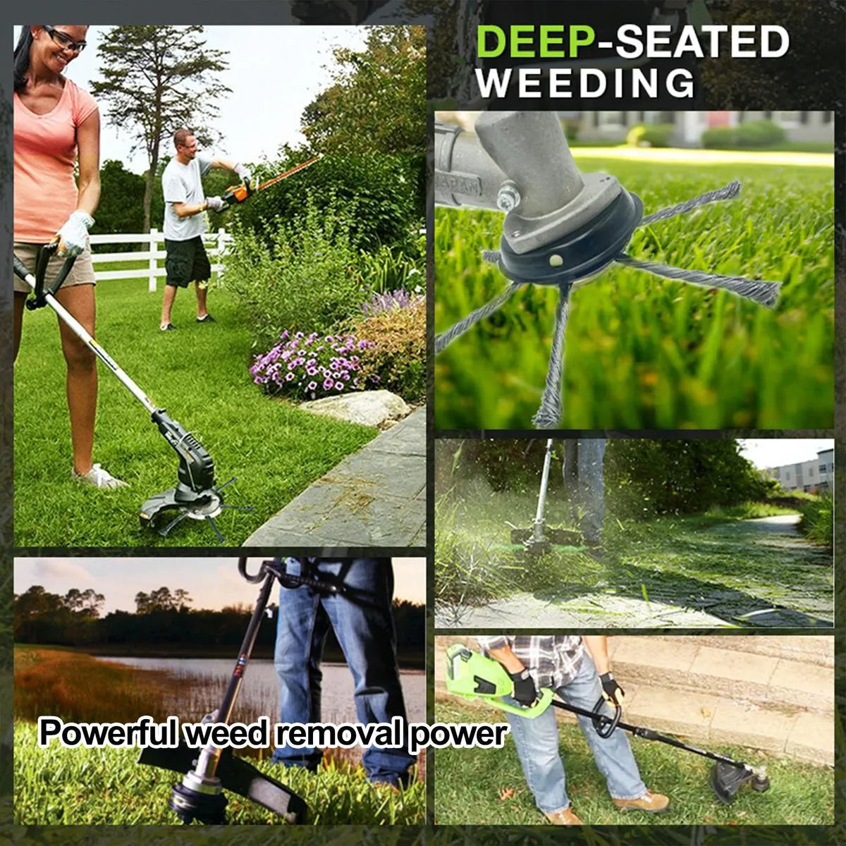 Mrorea Heavy Duty Steel Weed Trimmer Blade