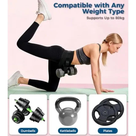 Mrorea Adjustable Slip Resistant Padded Hip Thrust Belt