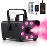 Mrorea 500W remote control fog machine with eight RGB LEDs