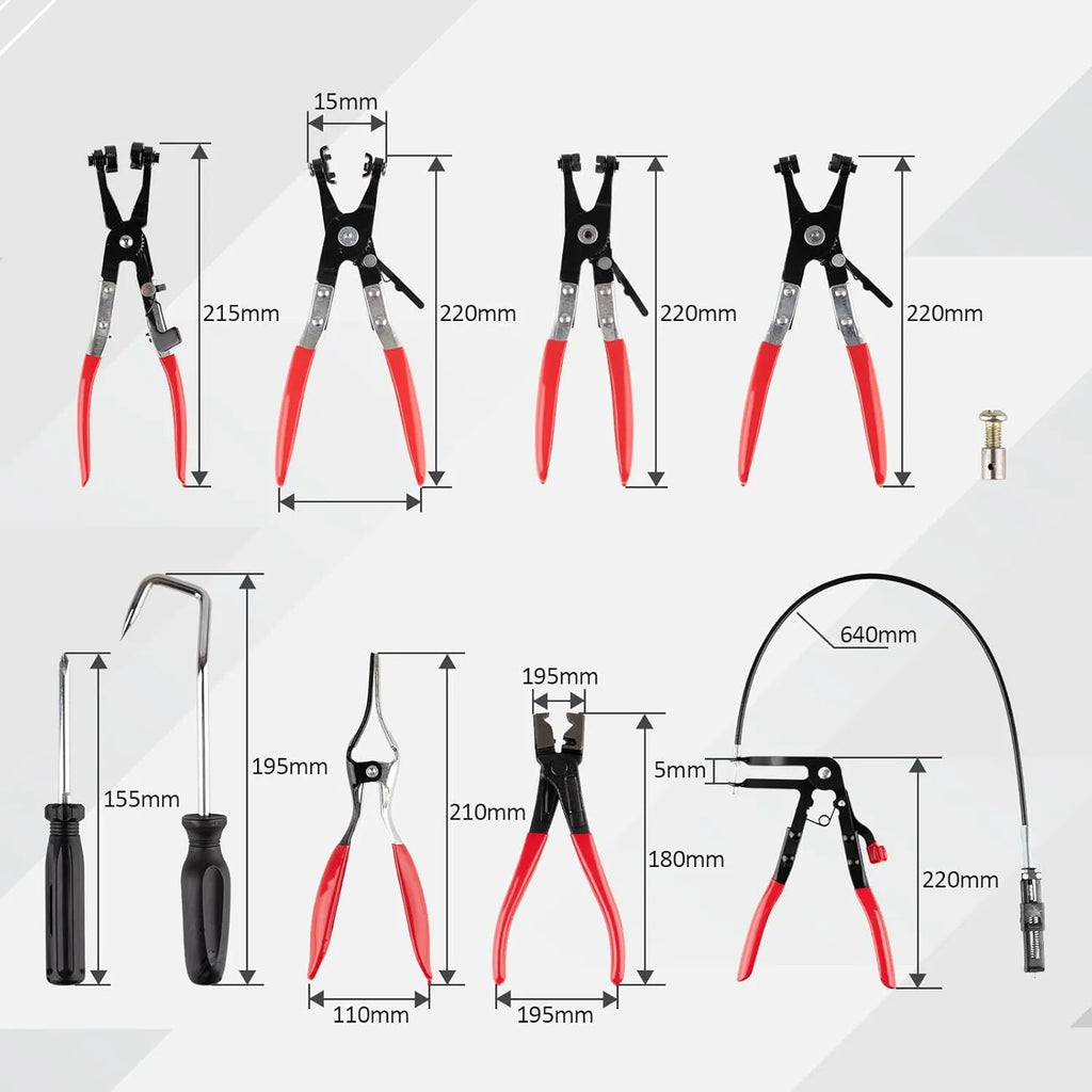 Mrorea Flexible Hose Clamp Pliers Set