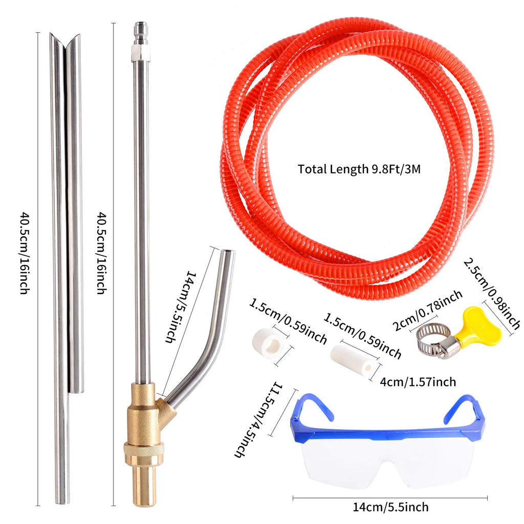 Mrorea High Pressure Abrasive Sandblasting Kit
