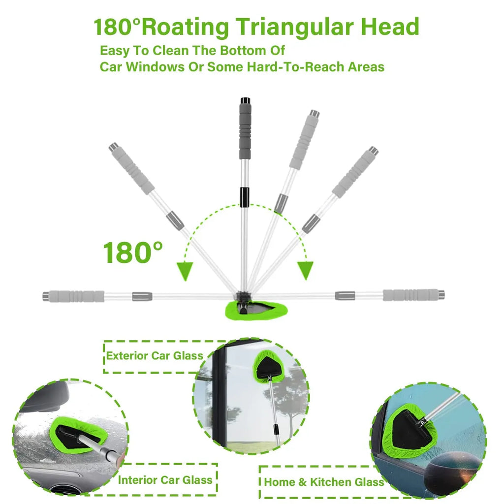 Mrorea Extendable Microfiber Windshield Cleaning Tool
