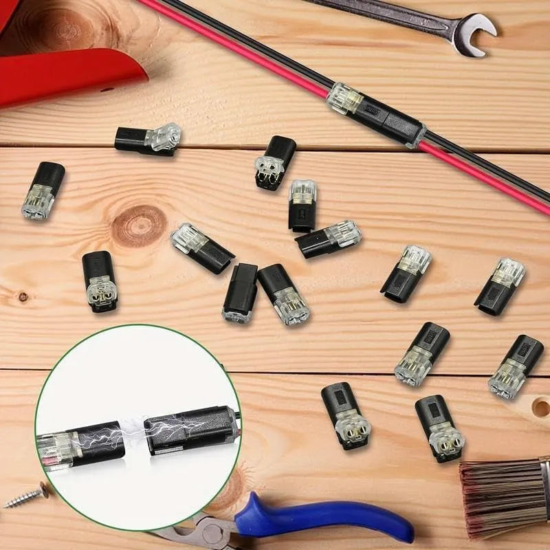 Mrorea Double Wire Quick Clip Plug-In Connector Set