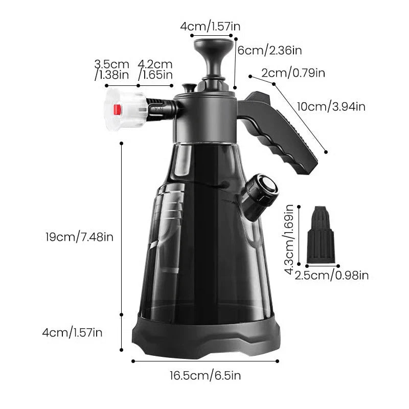 Mrorea Manual Pump Foaming Sprayer Bottle