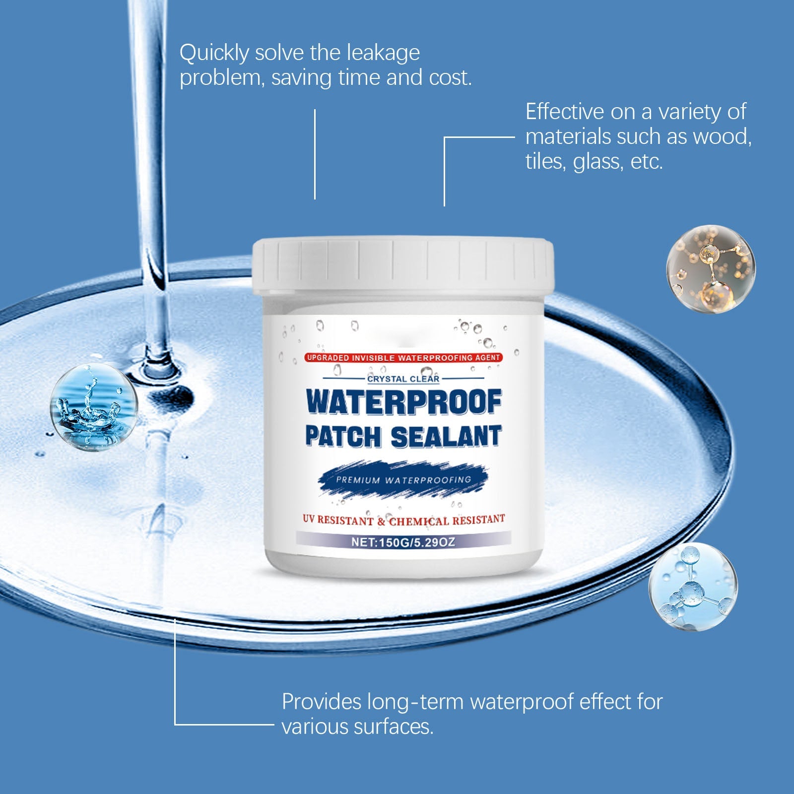 Mrorea Highly Effective Clear Waterproof Coating Kit for household surface cleaning image 10