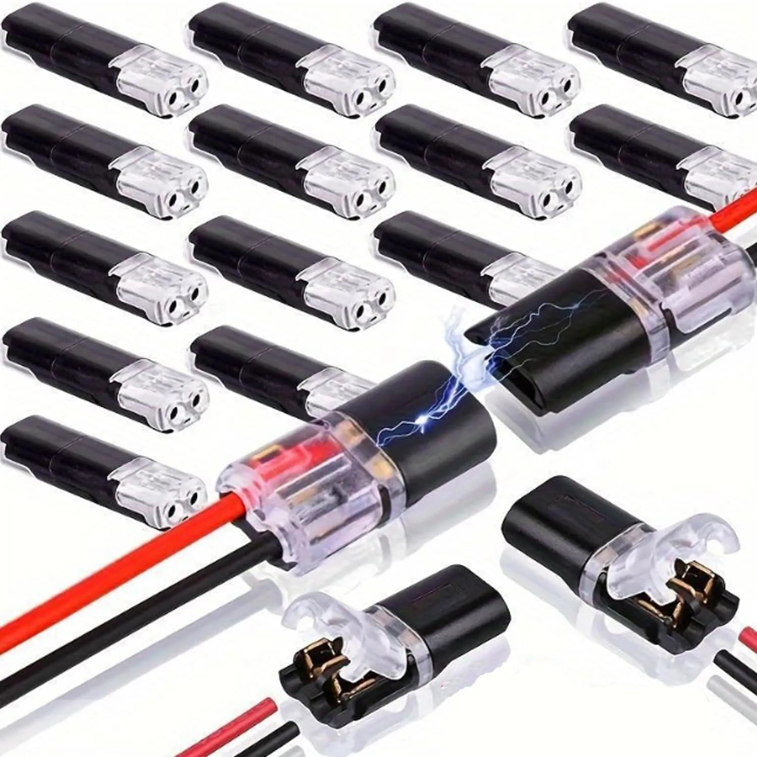Mrorea Double Wire Quick Clip Plug-In Connector Set