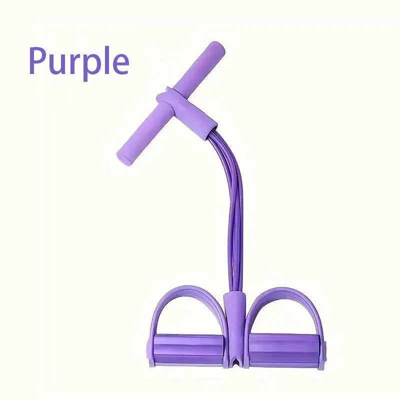 Mrorea 6-Tube Foot Pedal Resistance Band Trainer for fitness workout and wellness routine image 11