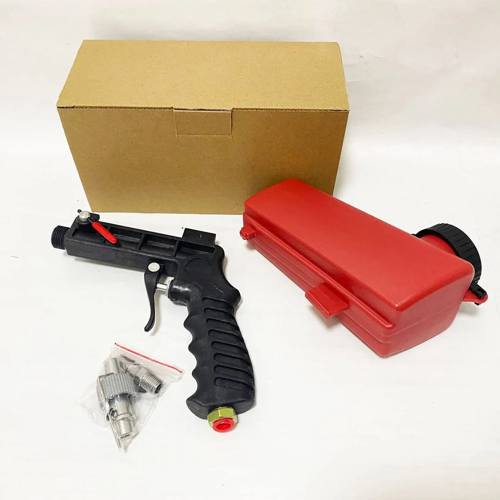 Mrorea Portable 90 PSI Pneumatic Sandblaster Gun Kit
