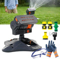 Mrorea Wide-Coverage Adjustable Oscillating Lawn Sprinkler