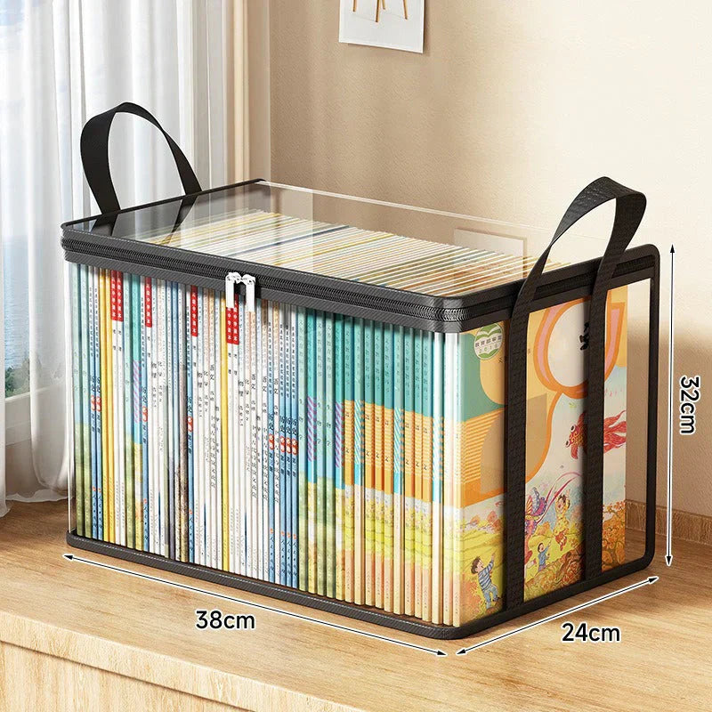 Mrorea Portable Large Heavy-Duty Thick Plastic Clear Storage Box