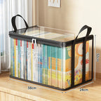 Mrorea Portable Large Heavy-Duty Thick Plastic Clear Storage Box