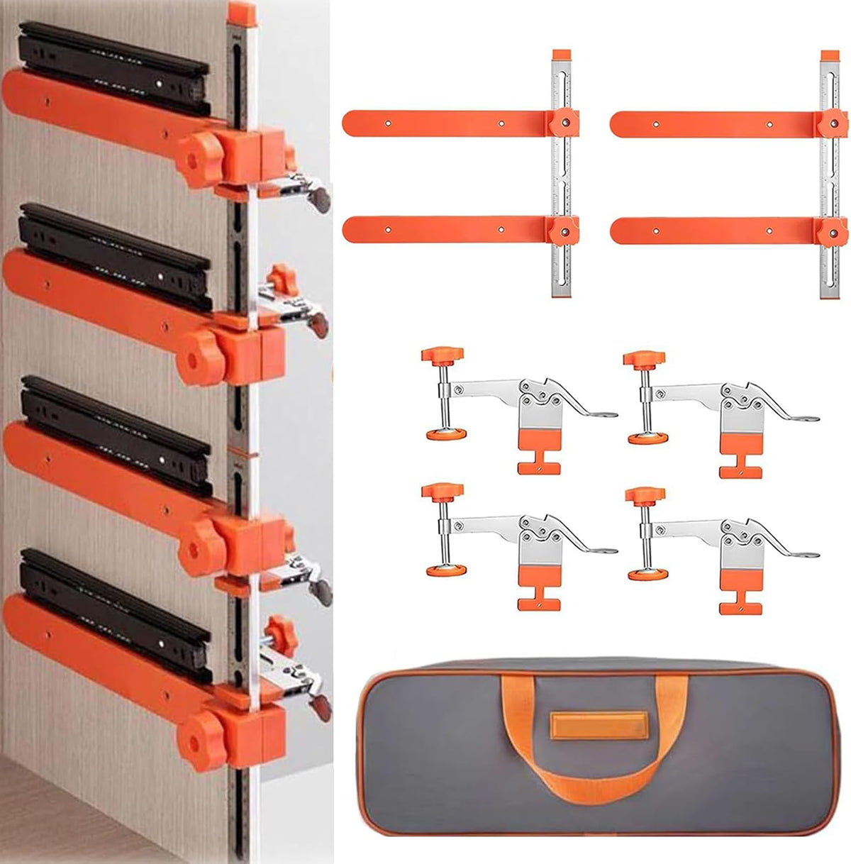 Mrorea magnetic drawer slide bracket product overview