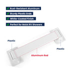 Mrorea RV Shower Caddy Corner Storage Rustproof Aluminum Bar