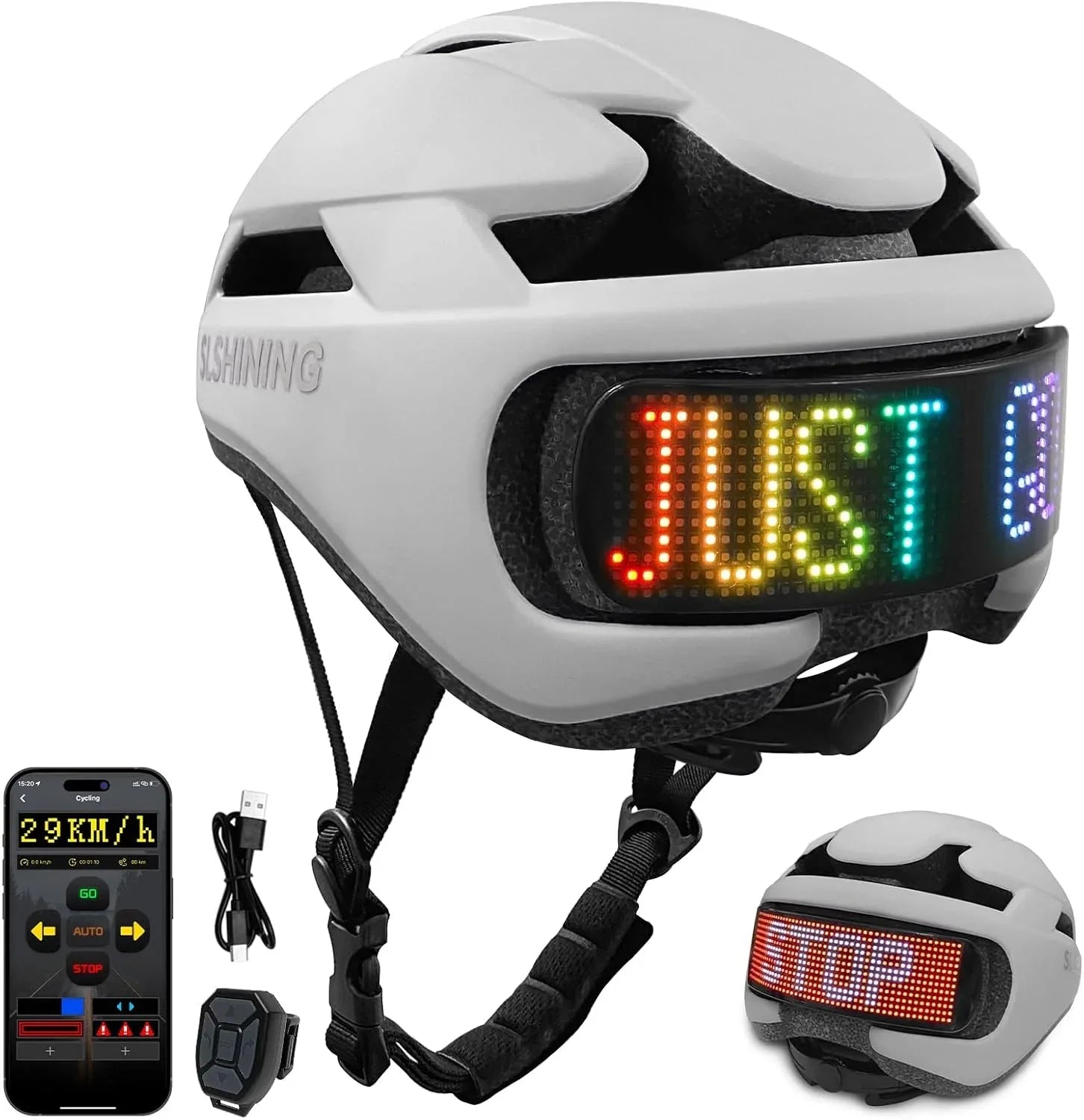 Mrorea Smart Bike Helmet with Light for cycling and outdoor riding image 2