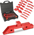 Mrorea 14-Piece Precision Aluminum Setup Blocks for Woodworking