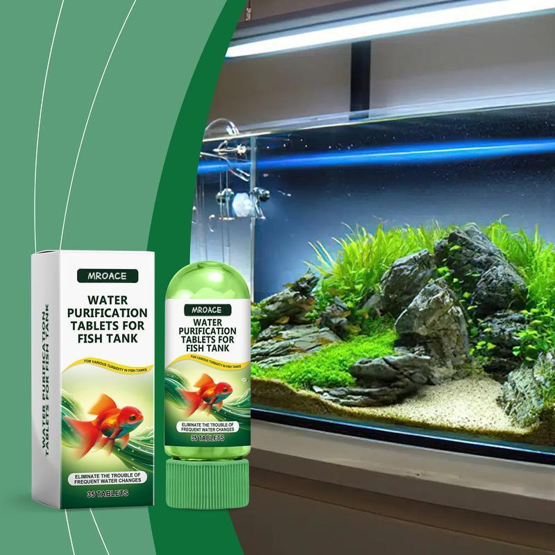 Mrorea Powerful Aquarium Water Purification Tablets for garden lawn and outdoor maintenance image 2