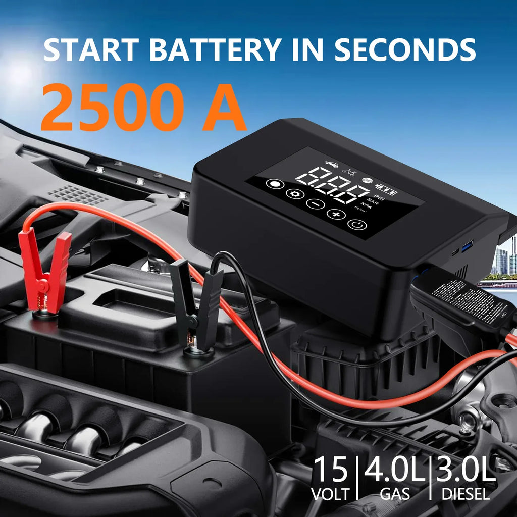 Mrorea 4000A Jump Starter with Air Compressor