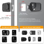 Mrorea Remote Control Bluetooth Fingerprint RV Door Lock(Fits Most Models)