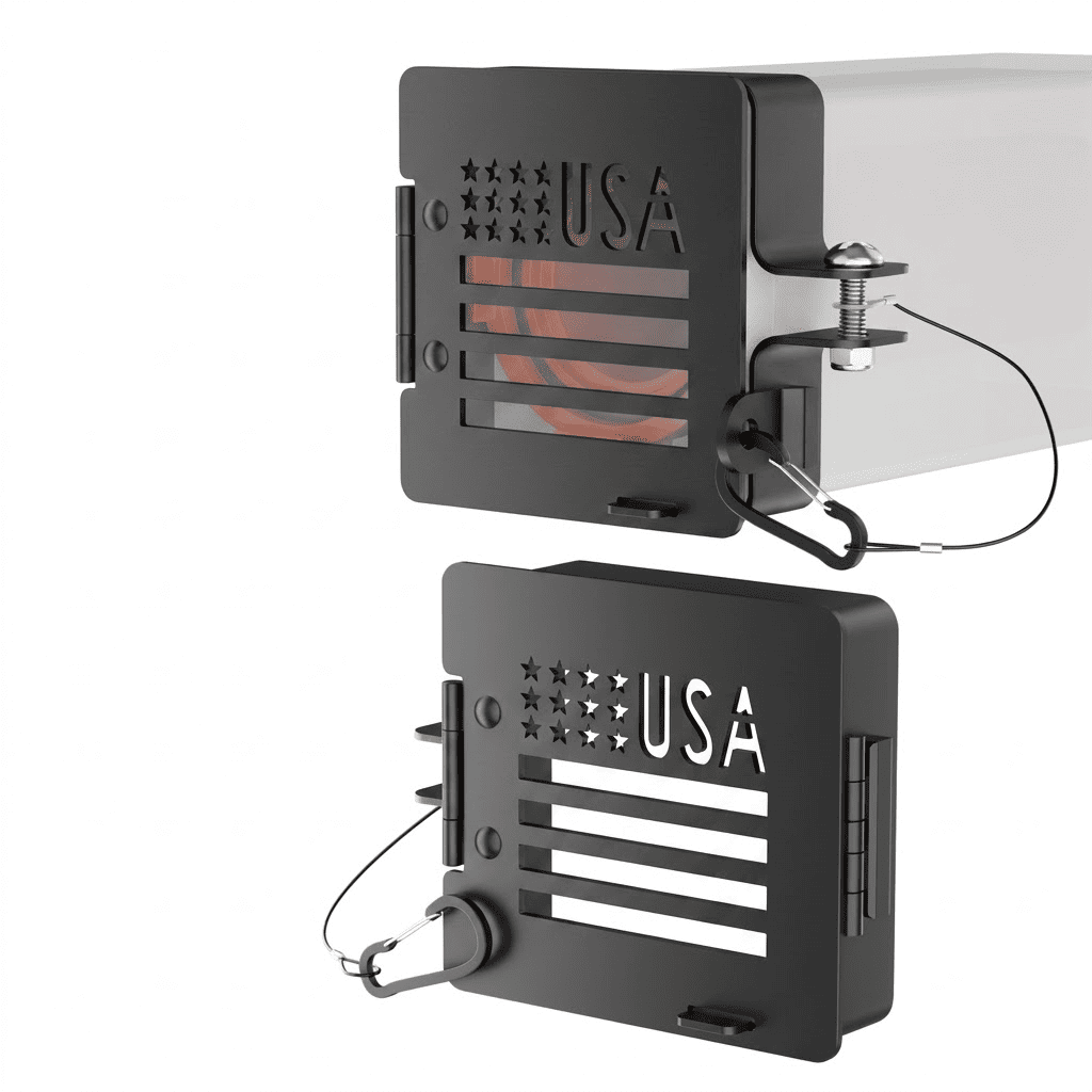 Mrorea Aluminum Vented Bumper End Cap