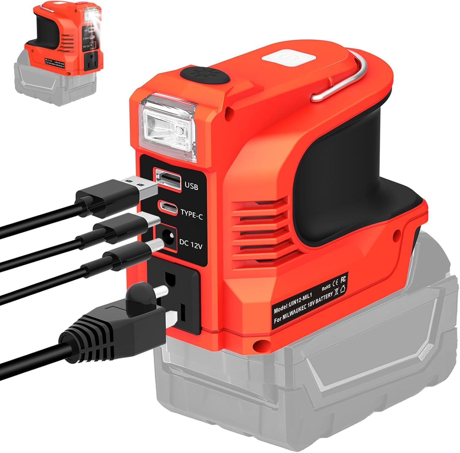 Mrorea Portable Power Inverter Adapter