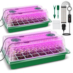 Mrorea Seed Starter Tray with Grow Light Set for garden lawn and outdoor maintenance image 1