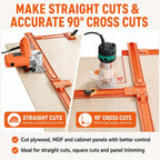 Mrorea Aluminum Alloy Circular Saw Guide Rail