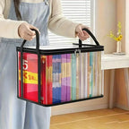Mrorea Portable Large Heavy-Duty Thick Plastic Clear Storage Box