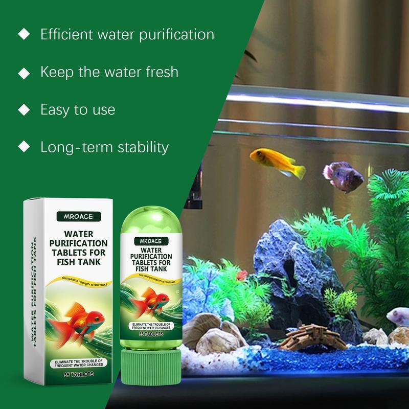 Mrorea Powerful Aquarium Water Purification Tablets for garden lawn and outdoor maintenance image 3