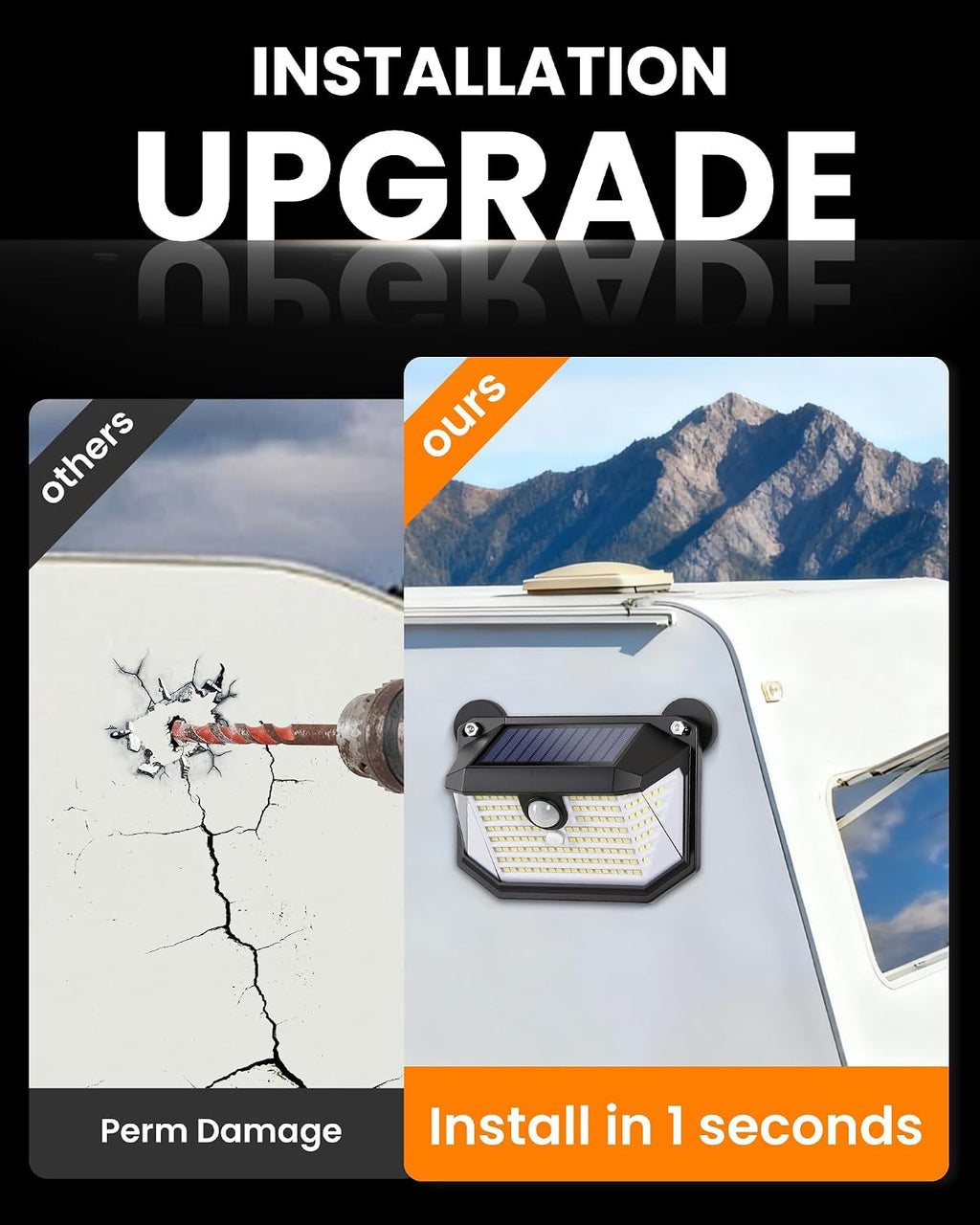 Mrorea Magnetic RV Solar Lights