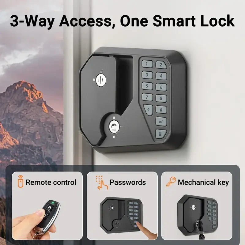 Mrorea Remote Control Bluetooth Fingerprint RV Door Lock(Fits Most Models)