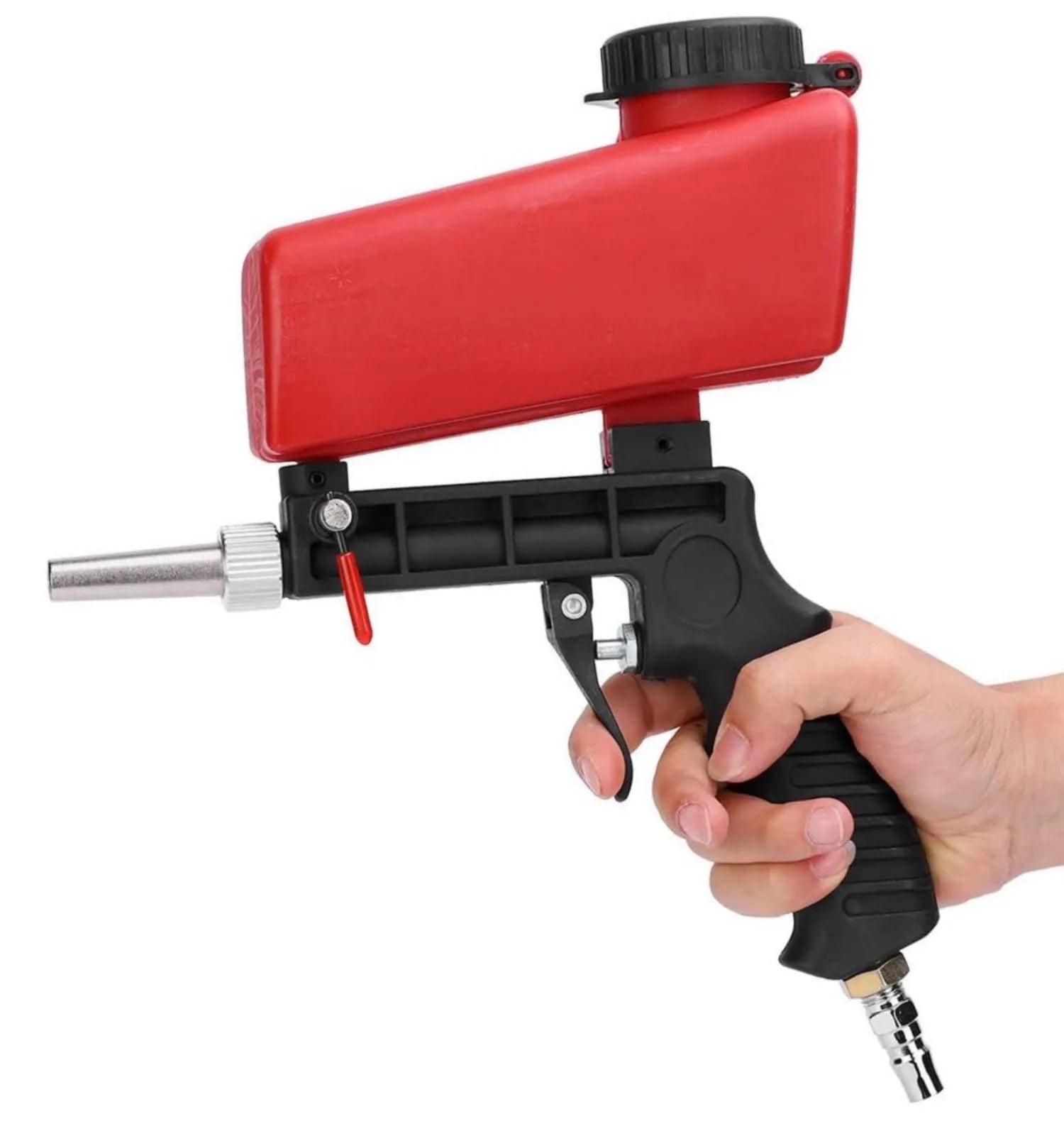 Mrorea Portable 90 PSI Pneumatic Sandblaster Gun Kit