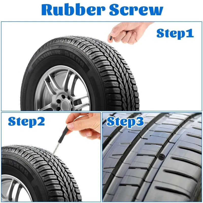 Mrorea Self Sealing Rubber Tire Repair Nail Kit