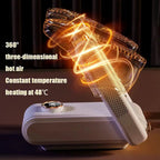 Mrorea 360° Digital Hot Air Shoe Dryer with Temperature Display