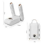 Mrorea 360° Digital Hot Air Shoe Dryer with Temperature Display