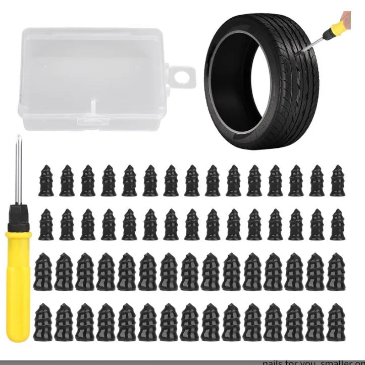 Mrorea Self Sealing Rubber Tire Repair Nail Kit