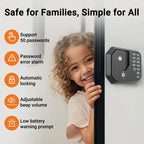 Mrorea Remote Control Bluetooth Fingerprint RV Door Lock(Fits Most Models)