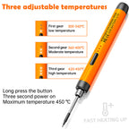Mrorea USB Rechargeable Digital Soldering Iron Kit