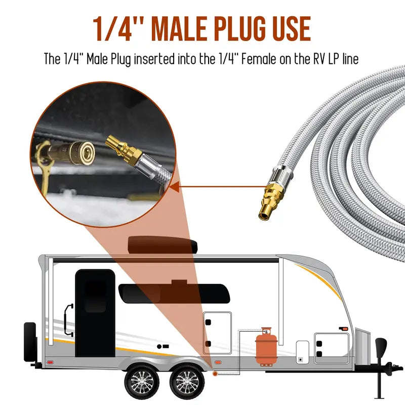 Mrorea Low-Pressure Quick-Connect RV Propane Hose