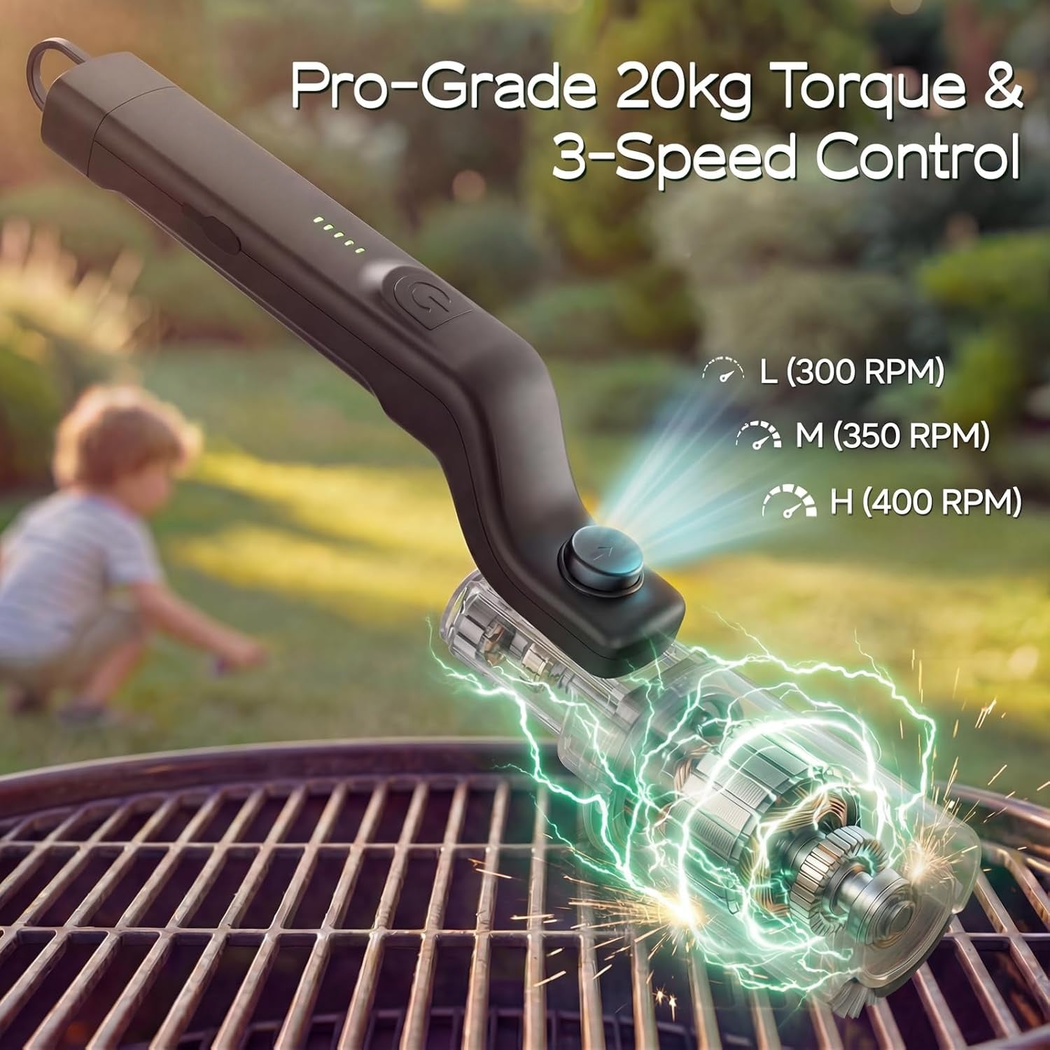 Mrorea Electric Rotary Grill Brush